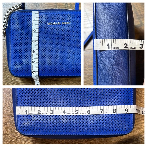 Michael Kors Jet Set Perforated Crossbody - Picture 9 of 10
